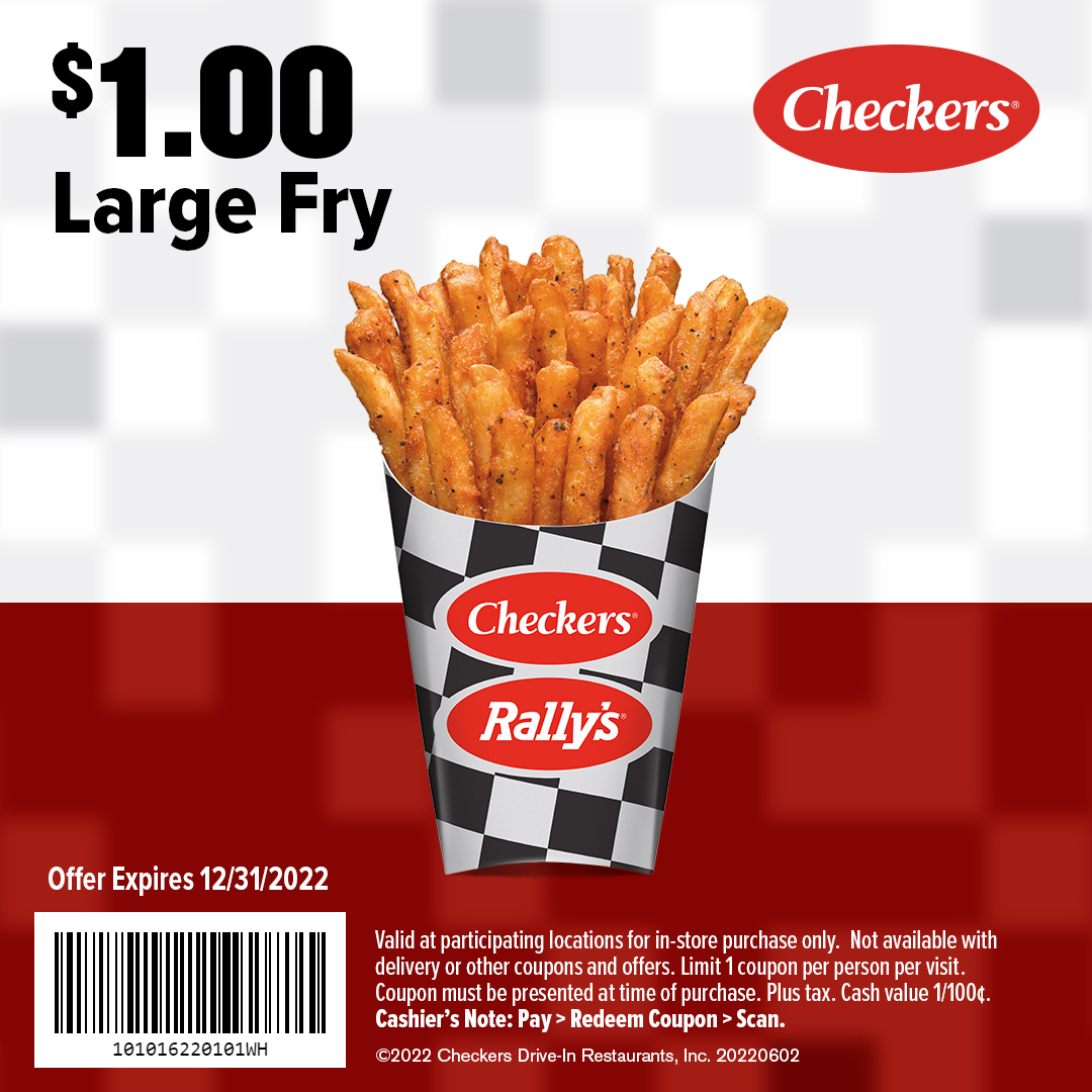 Checkers Rally's Printable Coupons Expires 09/30/2023, 59 OFF